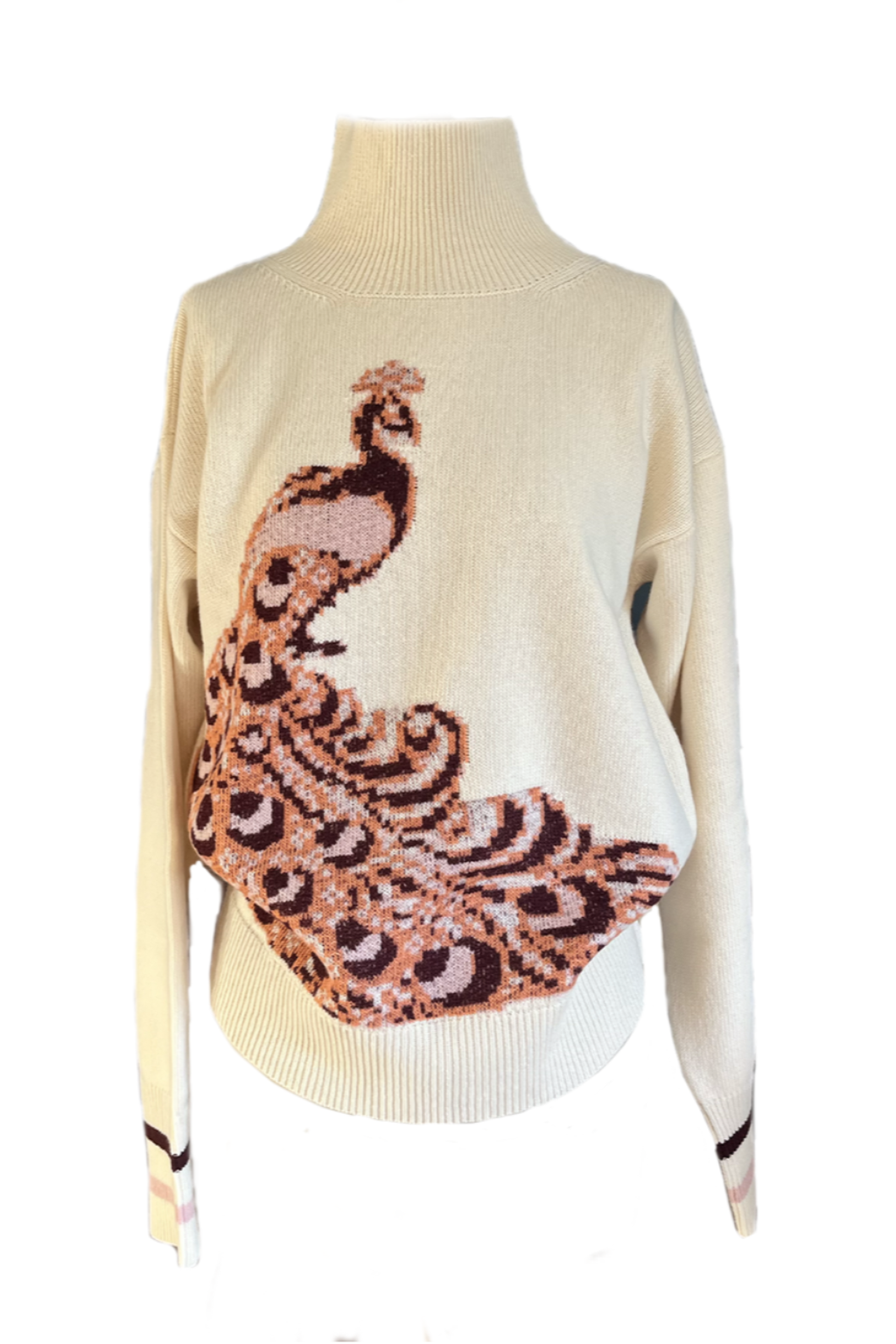 Peacock sweater ROSE