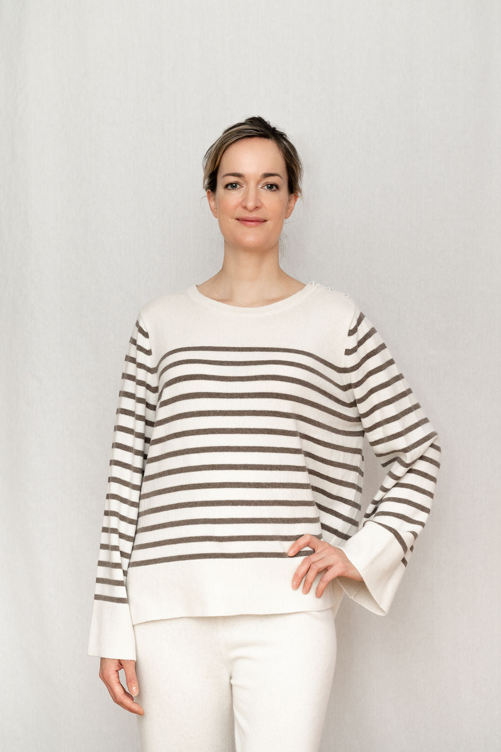 Gigi sweater cashmere/ ECRU