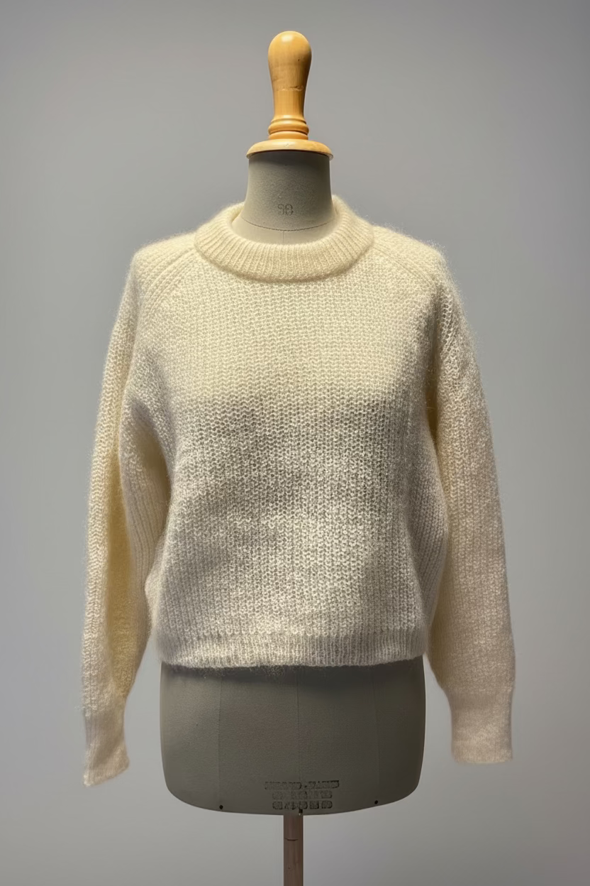 Moss sweater WHITE