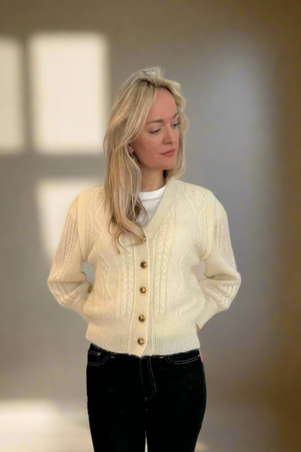 Helene cardigan CHOCOLATE