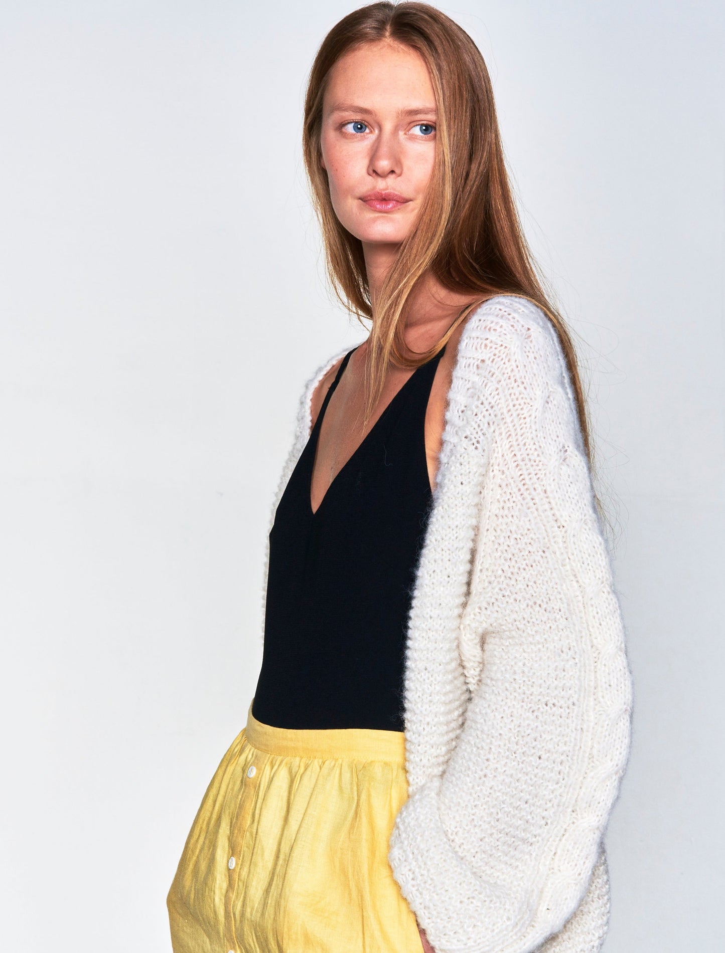 Celia cardigan WHITE