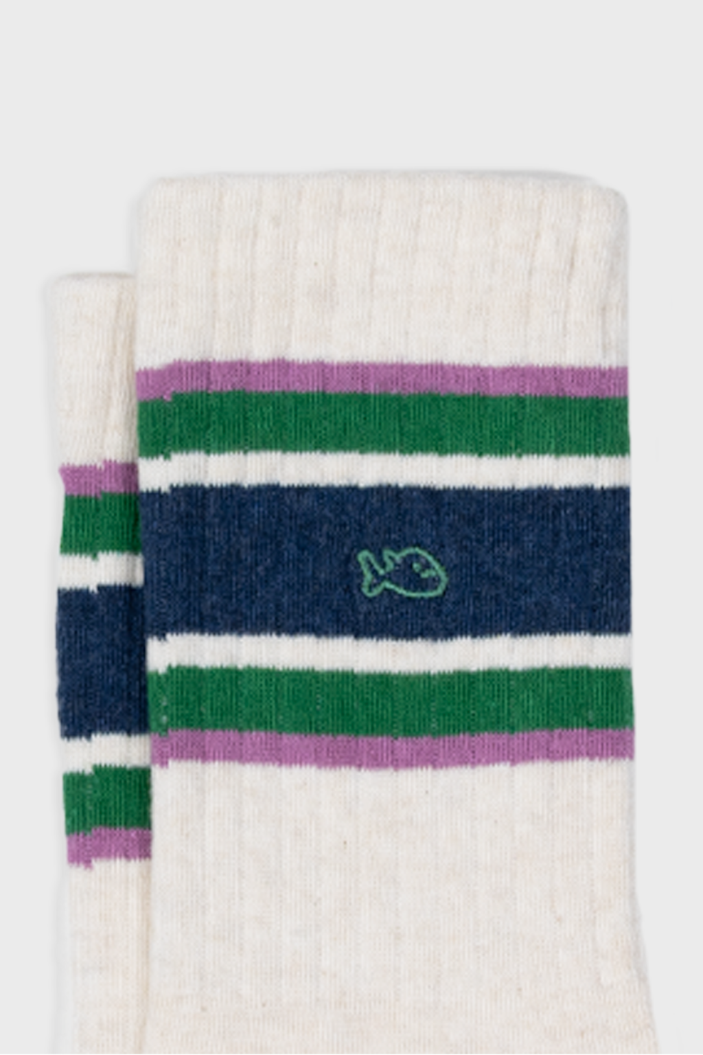Retro combed cotton socks - Unisex