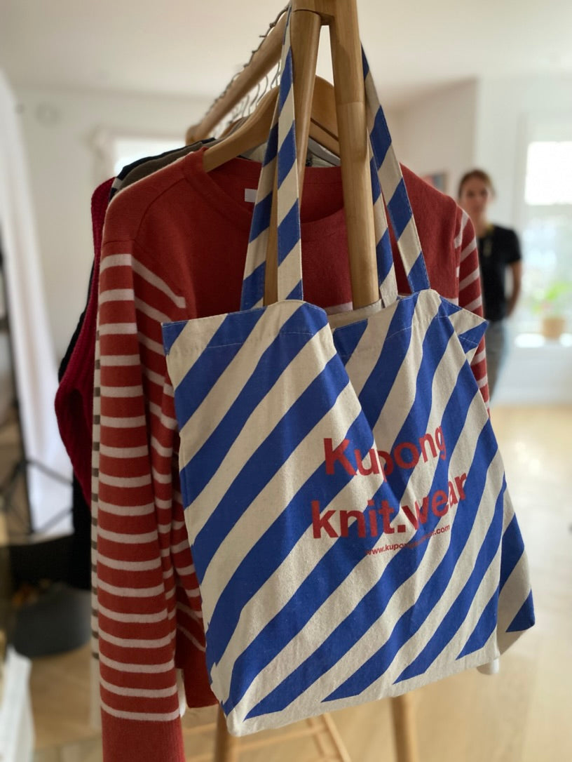 Kupong knit.wear Tote bag STRIPES