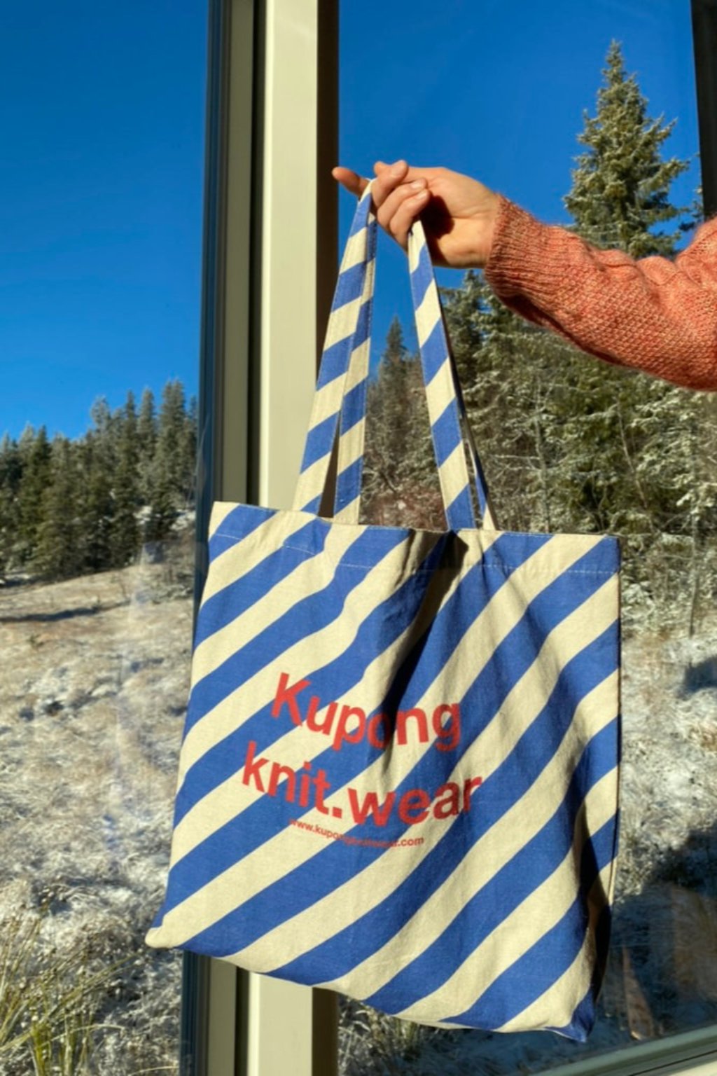 Kupong knit.wear Tote bag STRIPES