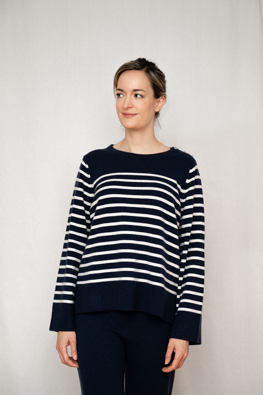 Gigi sweater cashmere/ NAVY