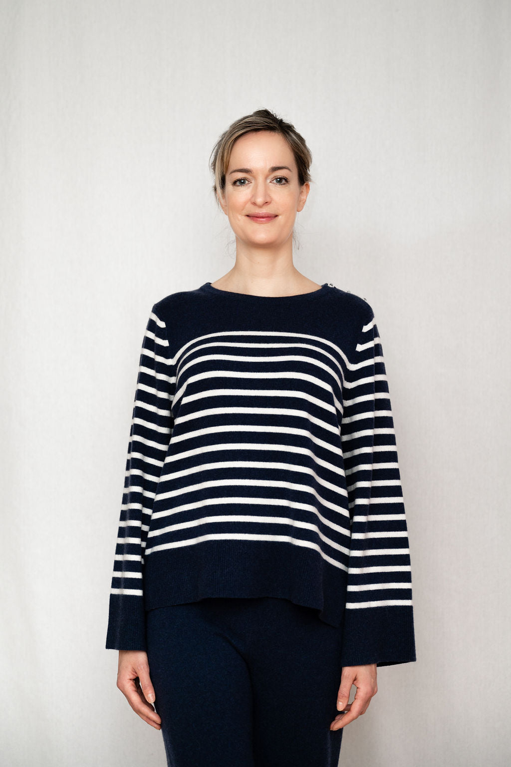 Gigi sweater cashmere/ NAVY