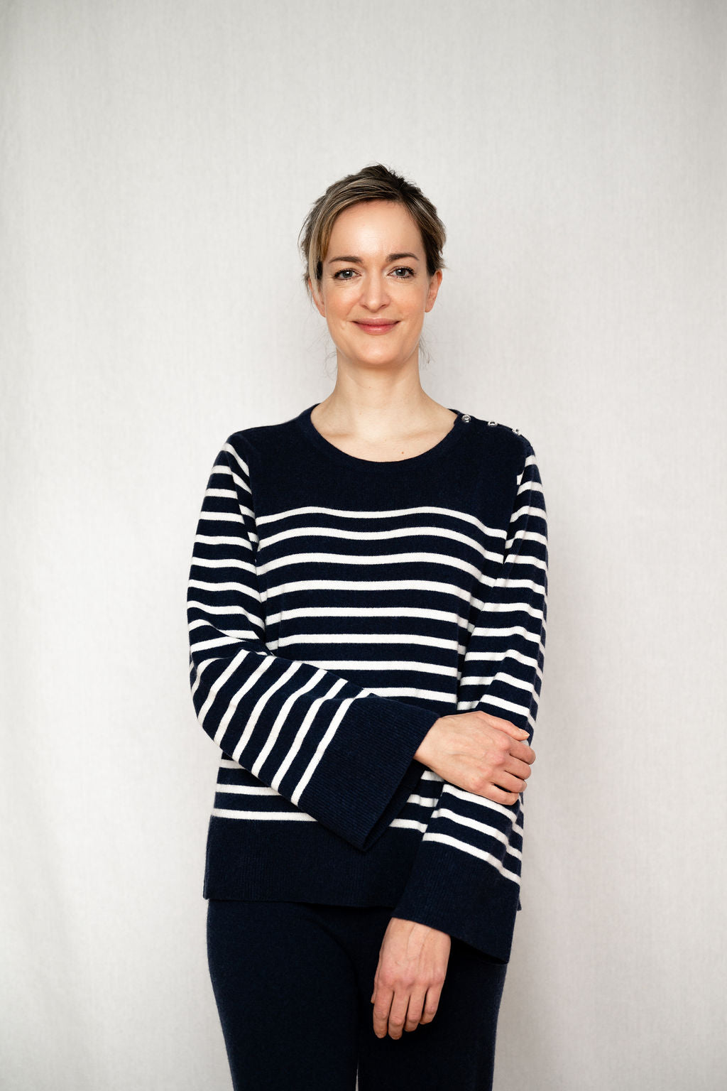 Gigi sweater cashmere/ NAVY