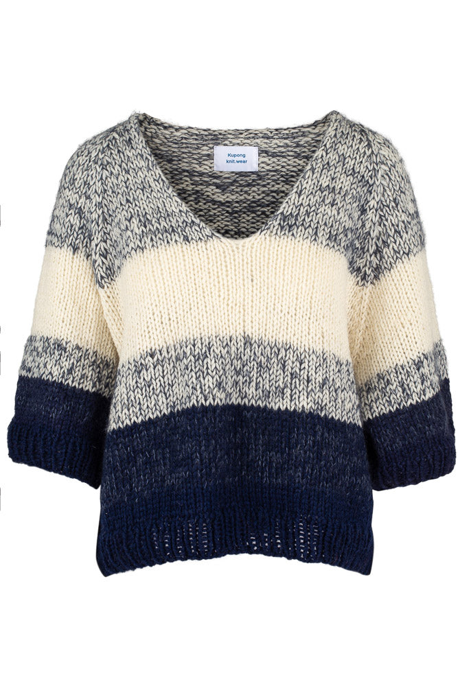 Yoko Sweater White/Blue