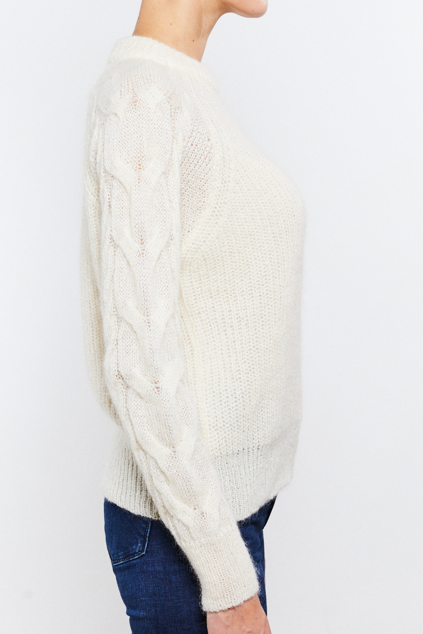 Rachel Sweater White