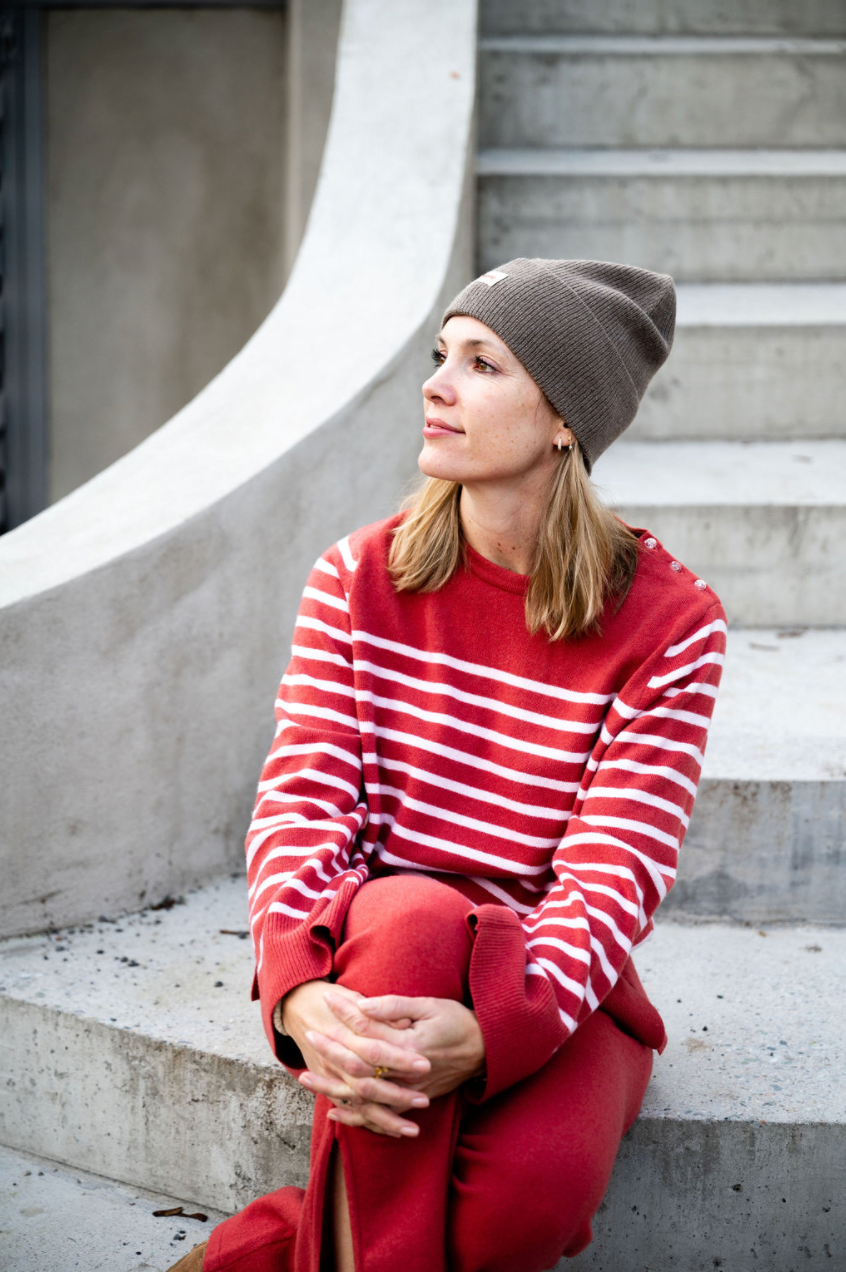 Gigi beanie cashmere COCOA