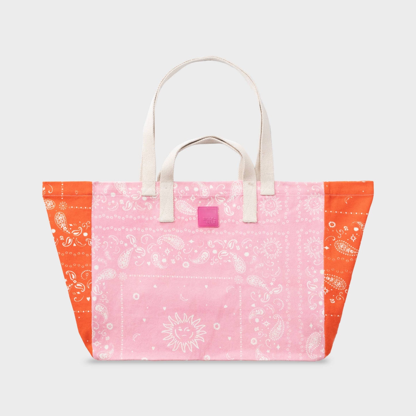 100% organic cotton tote bag - Bandana print, multicolored