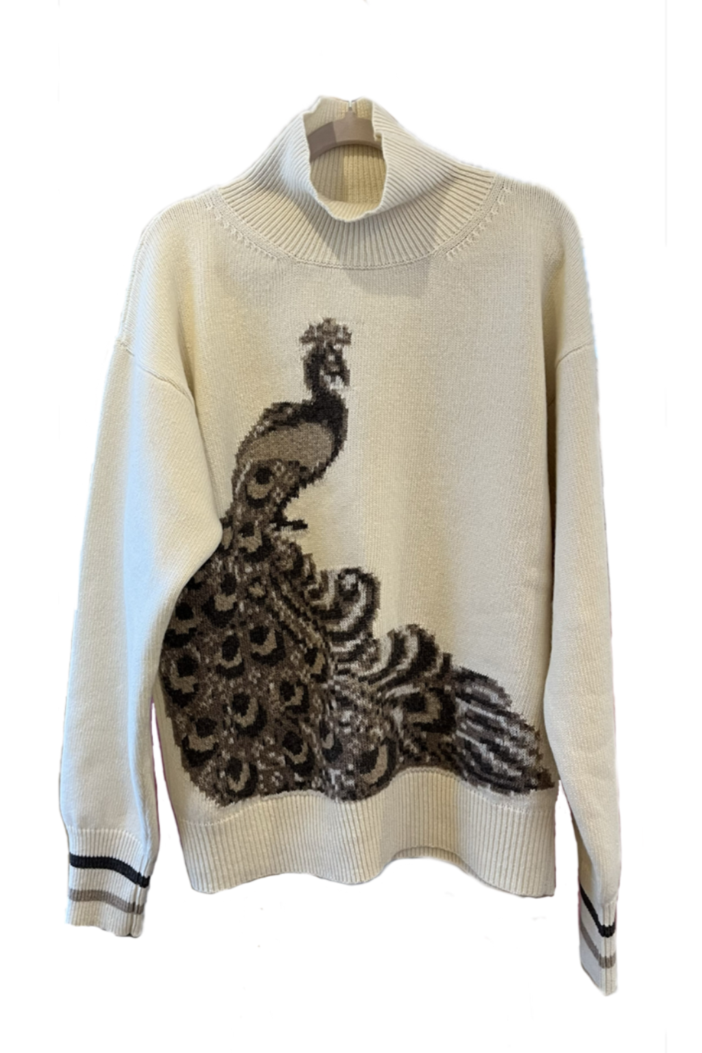 Peacock sweater OATMEAL – Kupong knit.wear