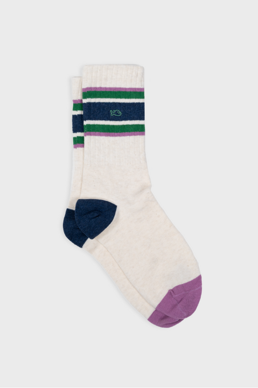 Retro combed cotton socks - Unisex