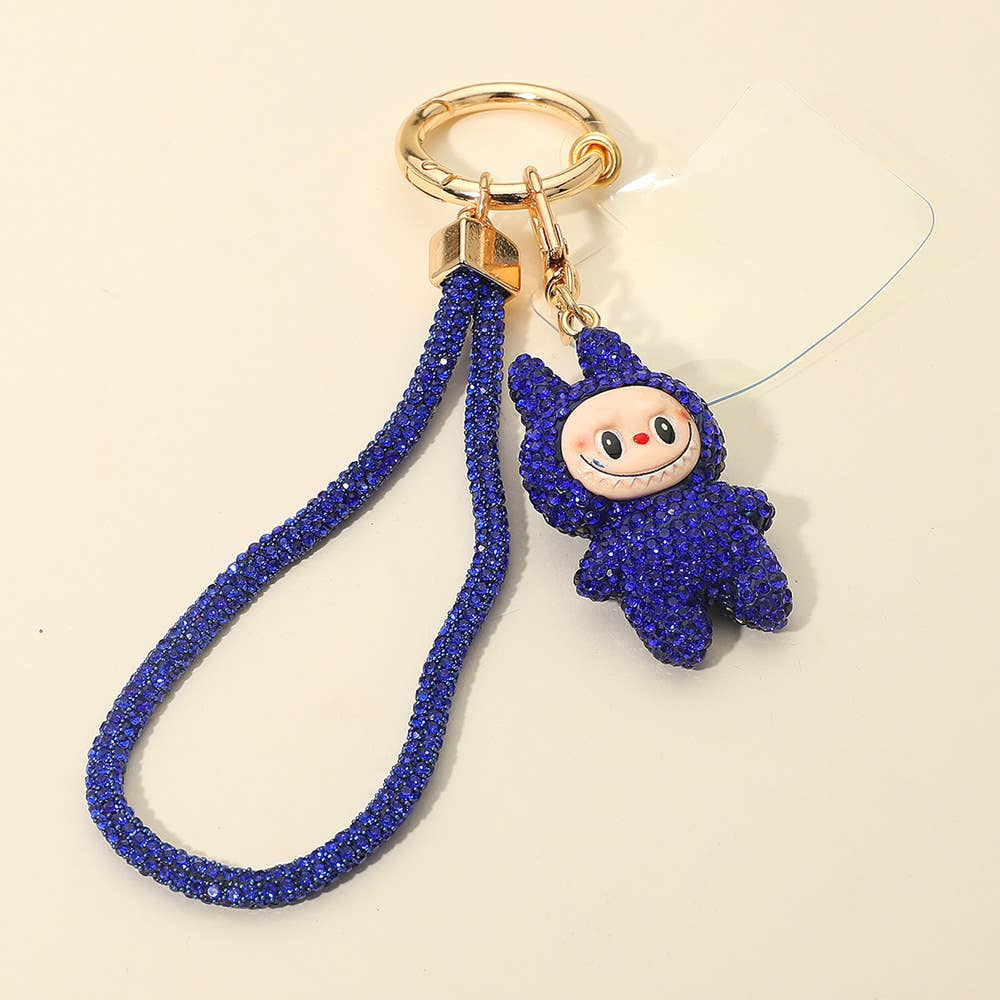 Sparkling Labubu Rhinestone Phone and Bag Charm