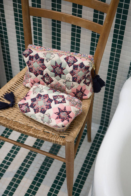 Teiki Pouch - Tassels - Patchwork size S