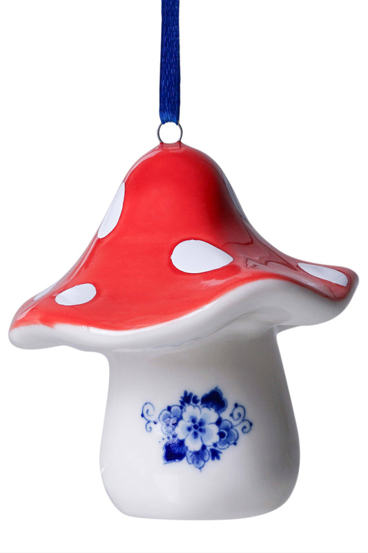 Christmas ornament mushroom cap