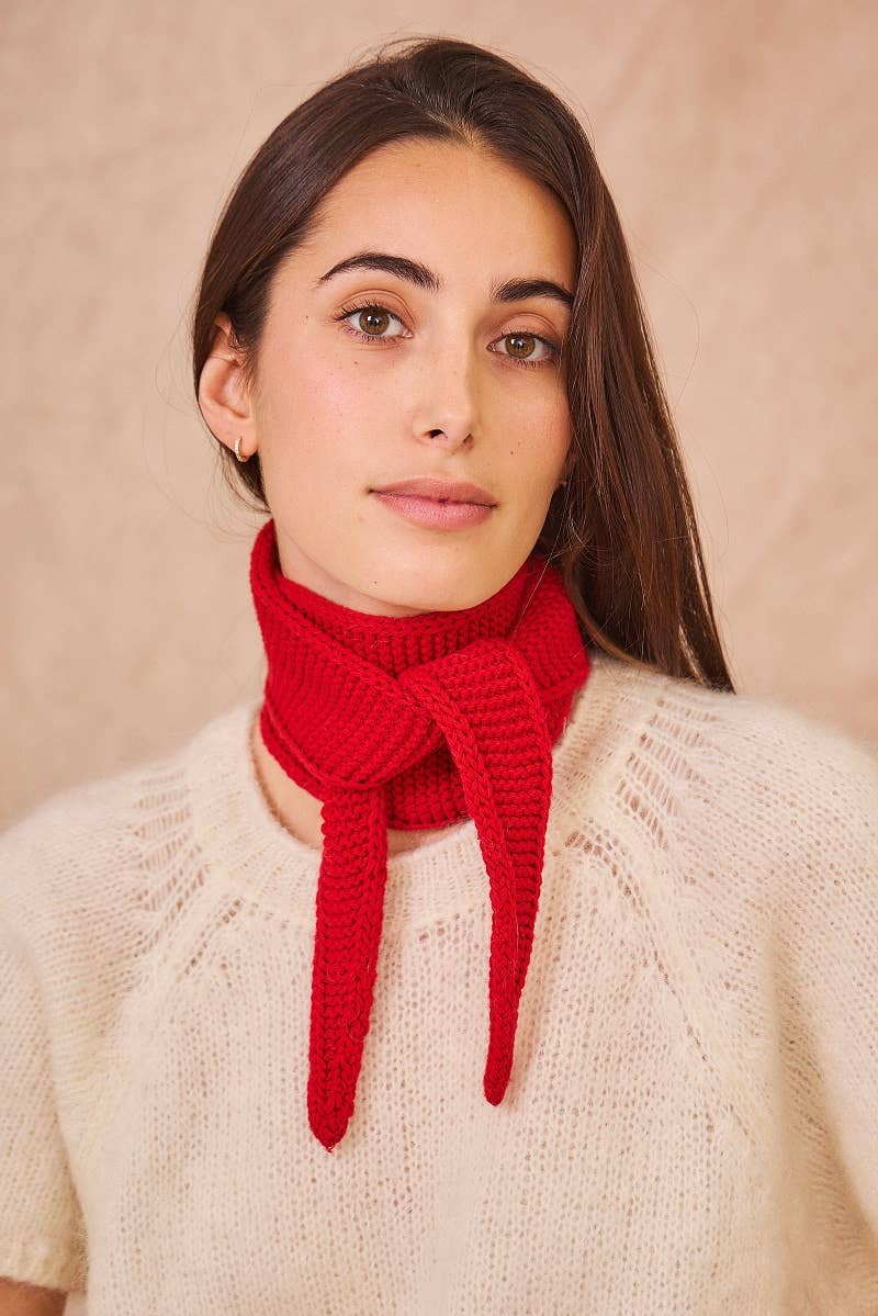 Small scarf RED – Kupong knit.wear