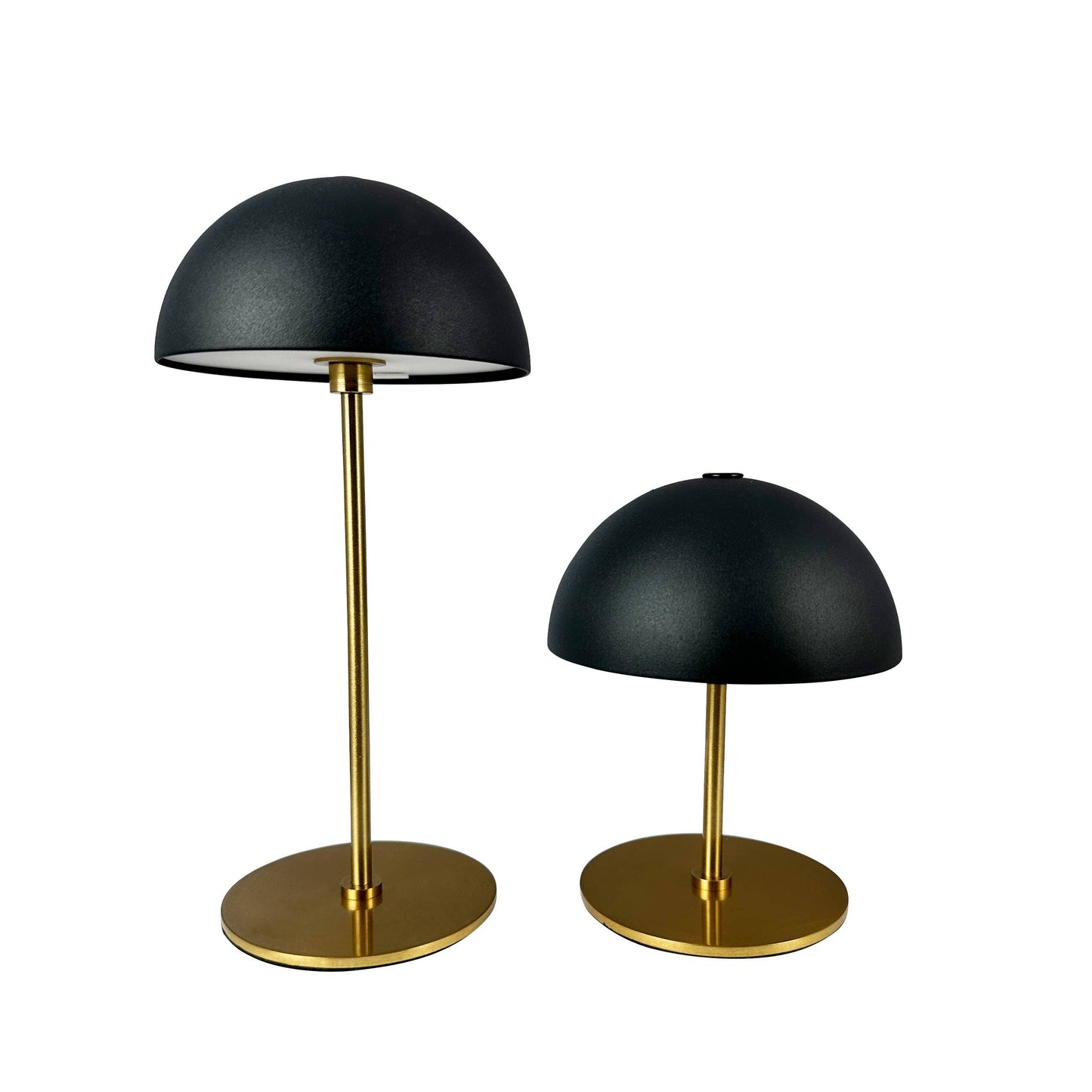 Brass lamp 2 pcs. Black