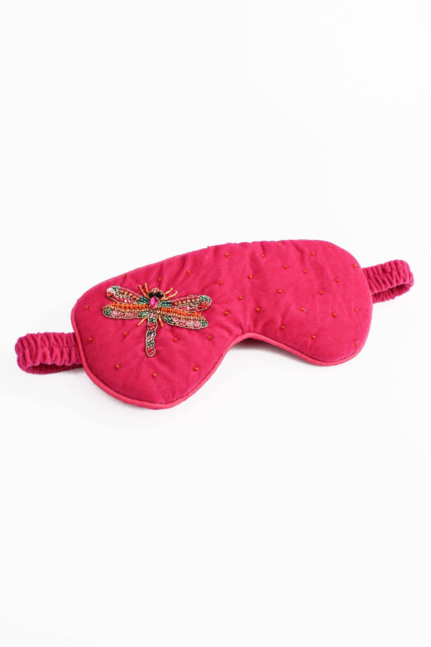 PINK DRAGONFLY SLEEP EYE MASK