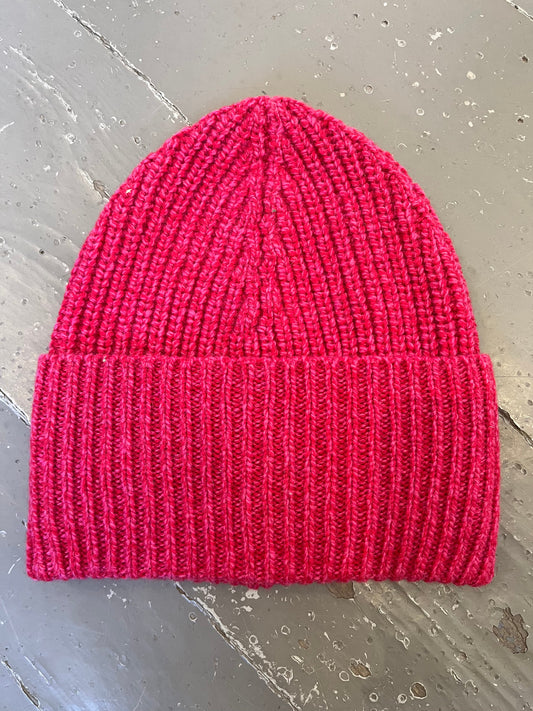 Moss beanie RASBERRY