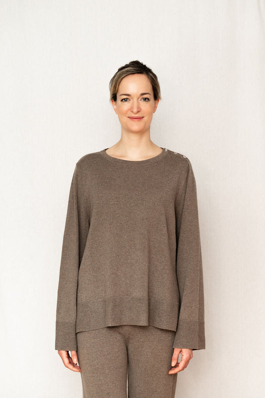 Gigi sweater cashmere/ COCOA