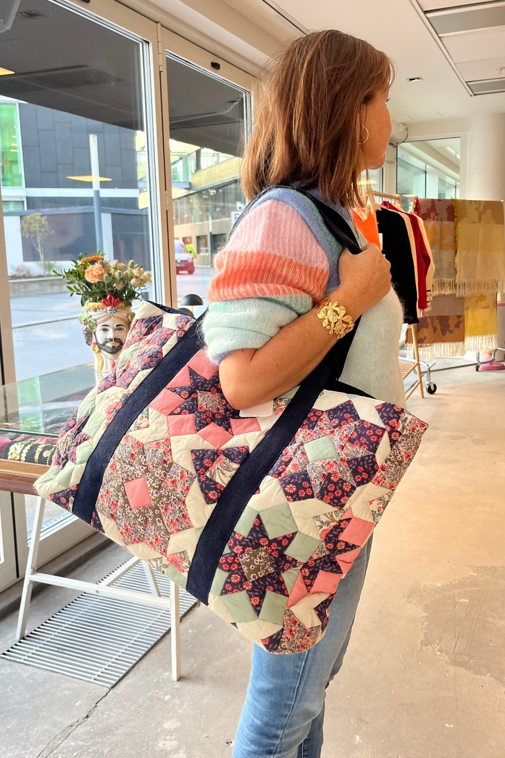 Thais Tote Bag - patchwork