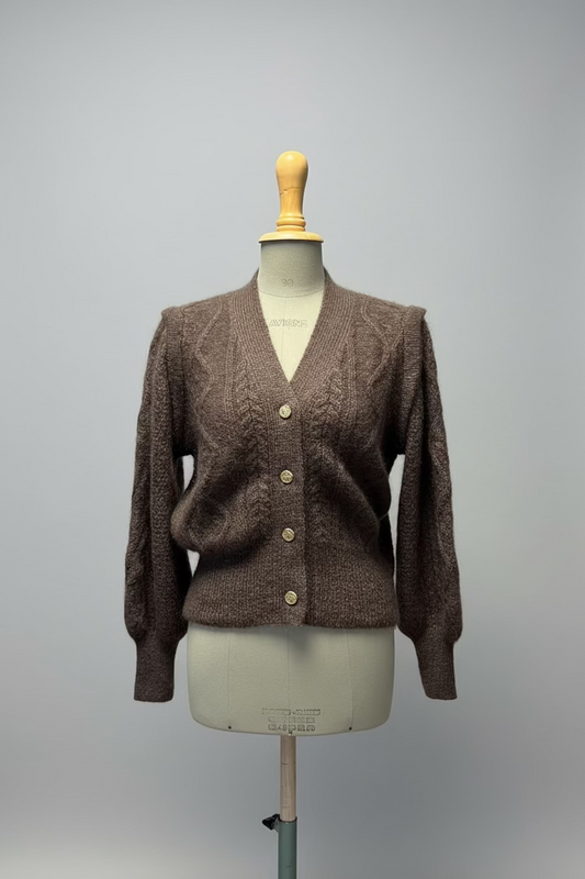 Helene cardigan CHOCOLATE