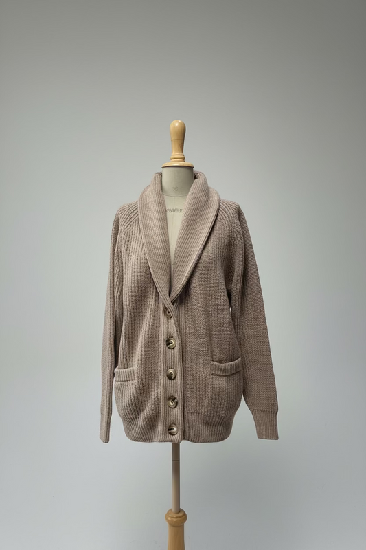 Smoking cardigan OATMEAL