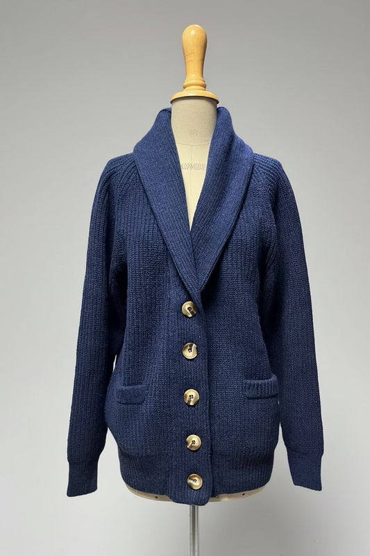 Smoking cardigan BLUE