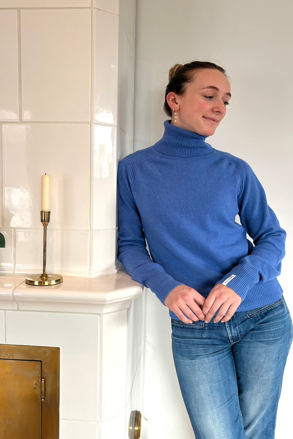 Zermatt turtleneck ITALIAN BLUE – Kupong