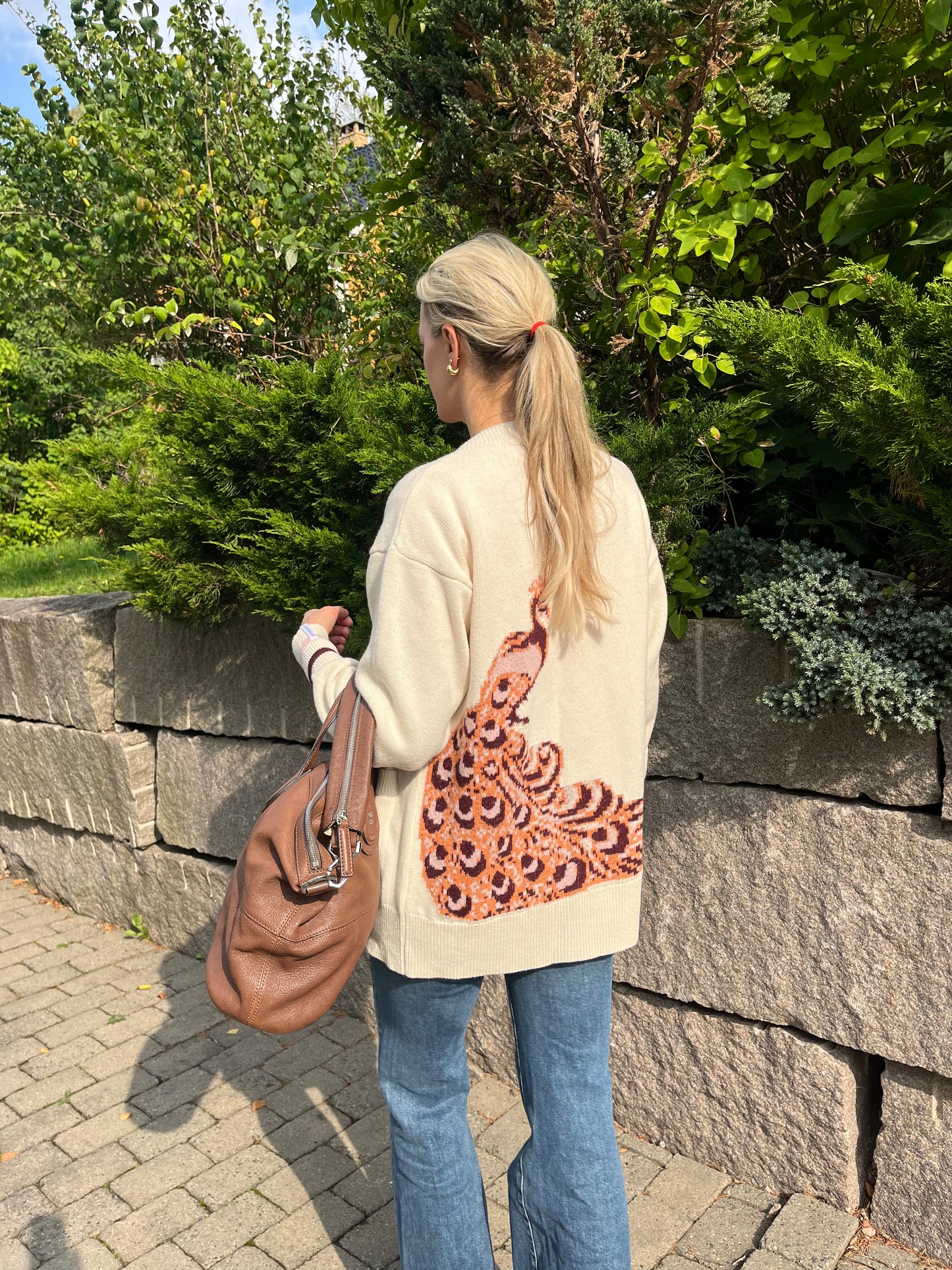 Peacock cardigan ROSE