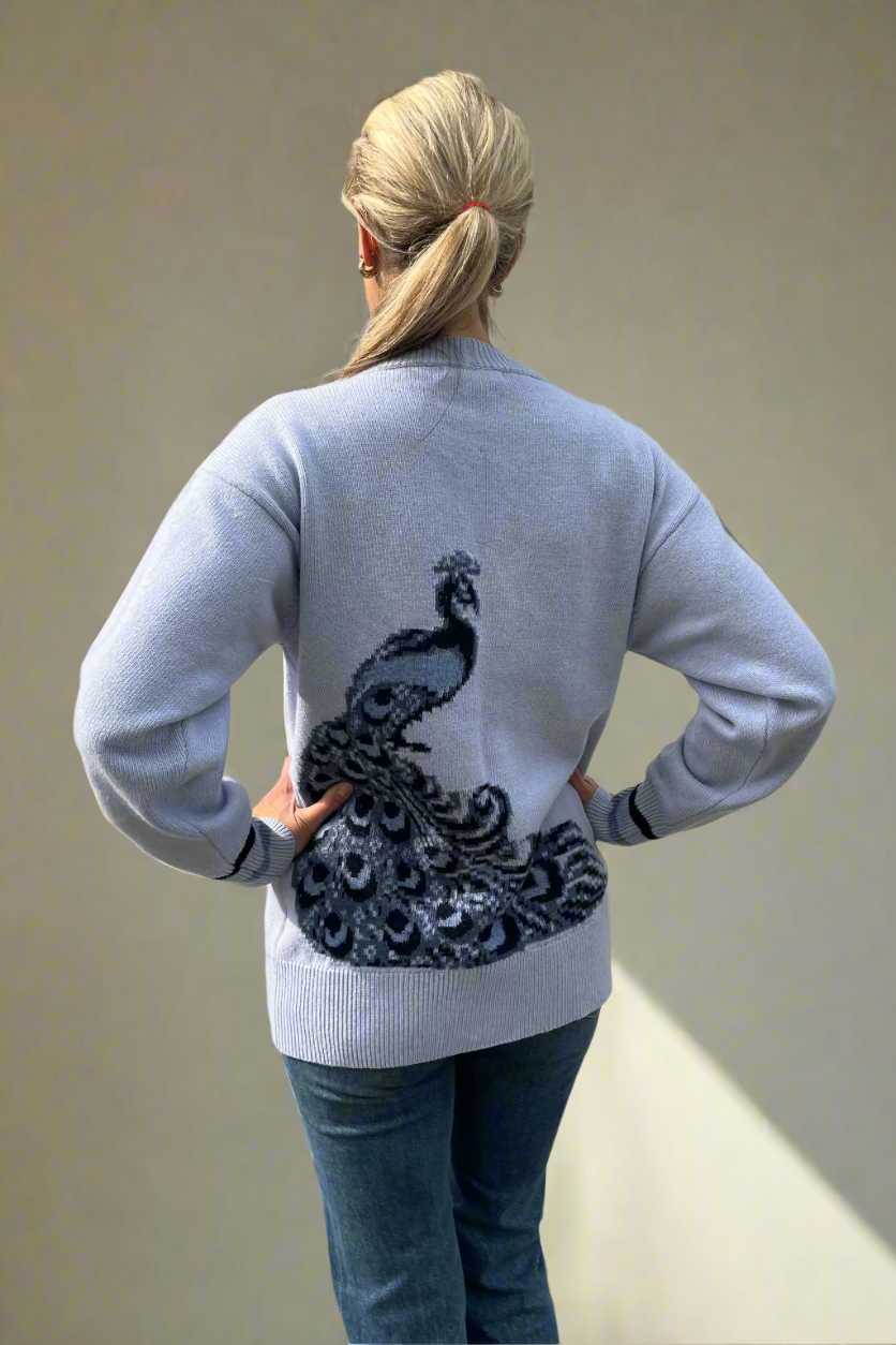 Peacock cardigan SKY