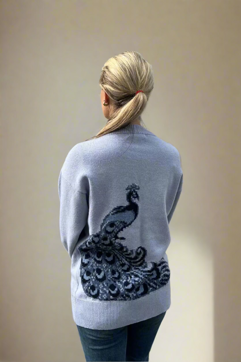 Peacock cardigan SKY