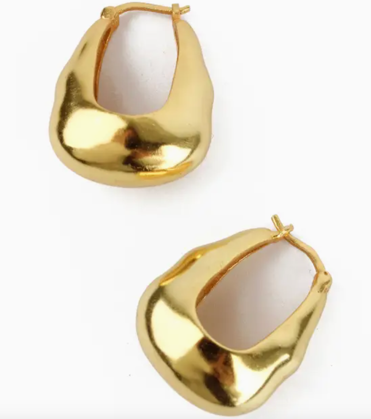 GOLD CHUNKY HOOPS