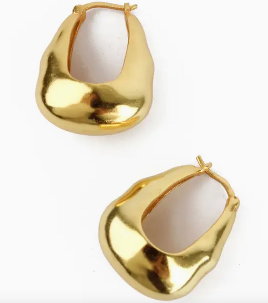 GOLD CHUNKY HOOPS