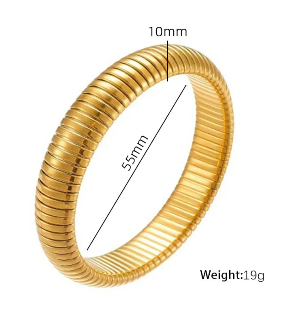 Elastic bracelet 10 mm-5 diagonal