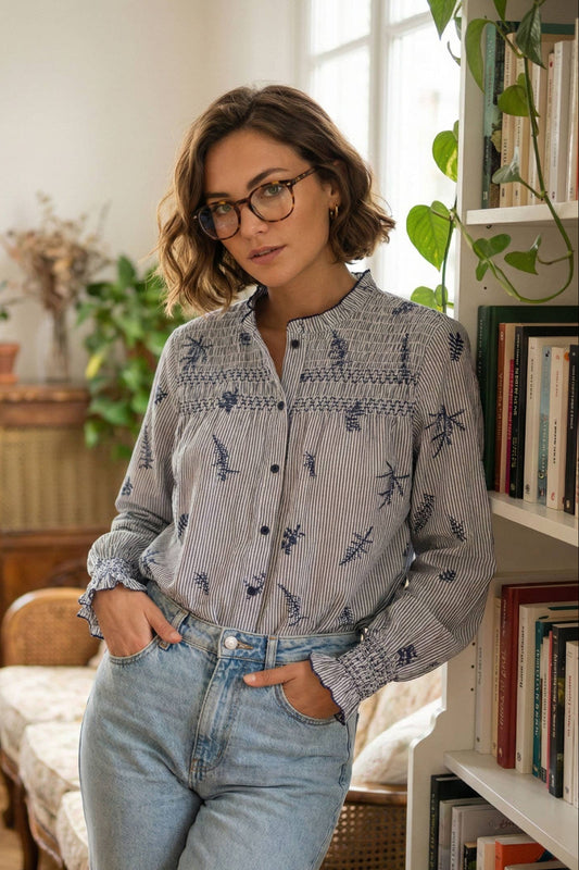 Dauphine Shirt embroidery