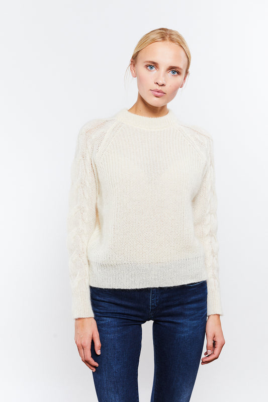 Rachel Sweater White