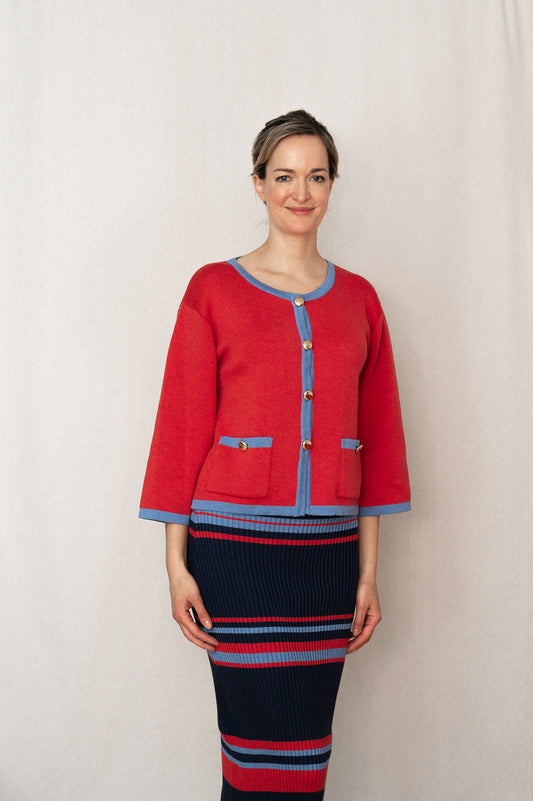 Issey cardigan RASBERRY